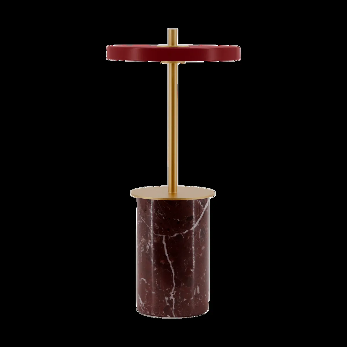 Umage Asteria Move Mini table lamp Ø12x25,5 cm Red marble