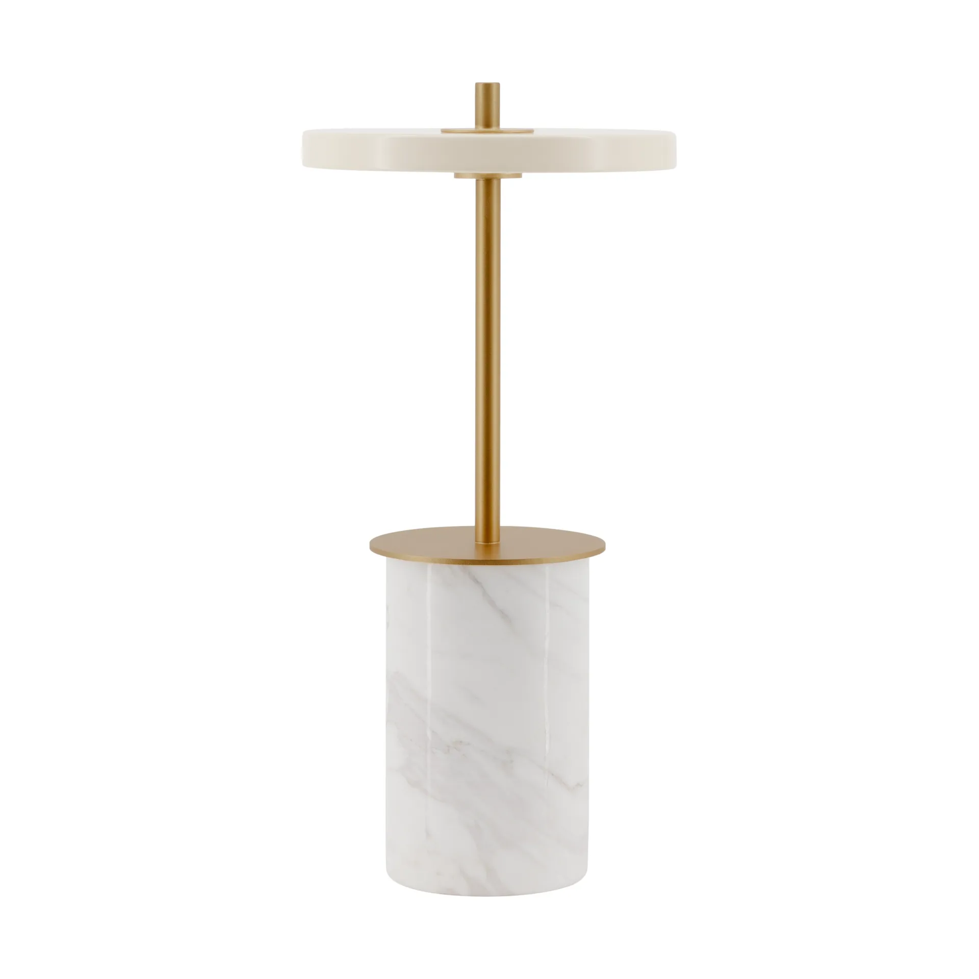 Asteria Move Mini table lamp Ø12x25,5 cm, White marble Umage