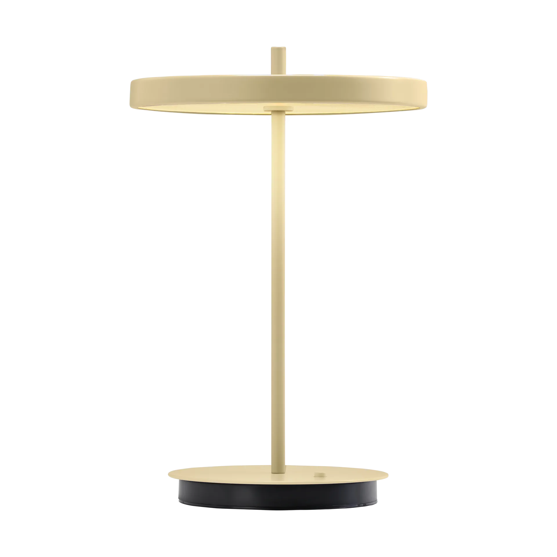 Asteria Move portable table lamp, Monochrome-butter yellow Umage