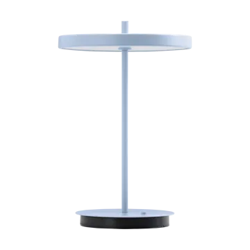 Asteria Move portable table lamp - Monochrome-pale blue - Umage