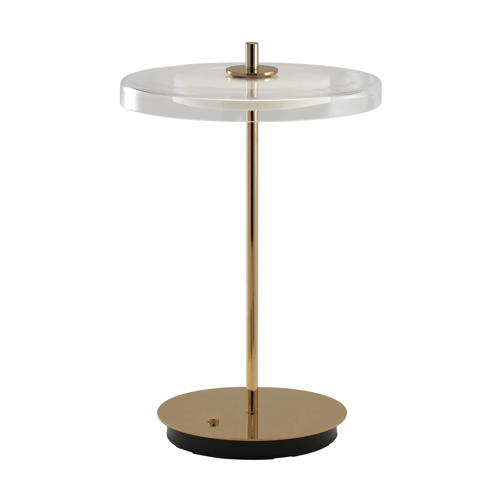 Asteria Move table lamp, Glass-polished brass Umage