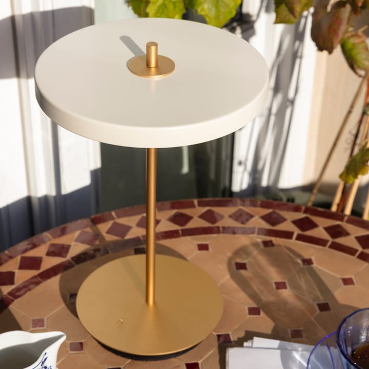 Asteria Move table lamp - Pearl white - Umage