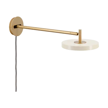 Asteria Wall long wall lamp - Pearl white - Umage