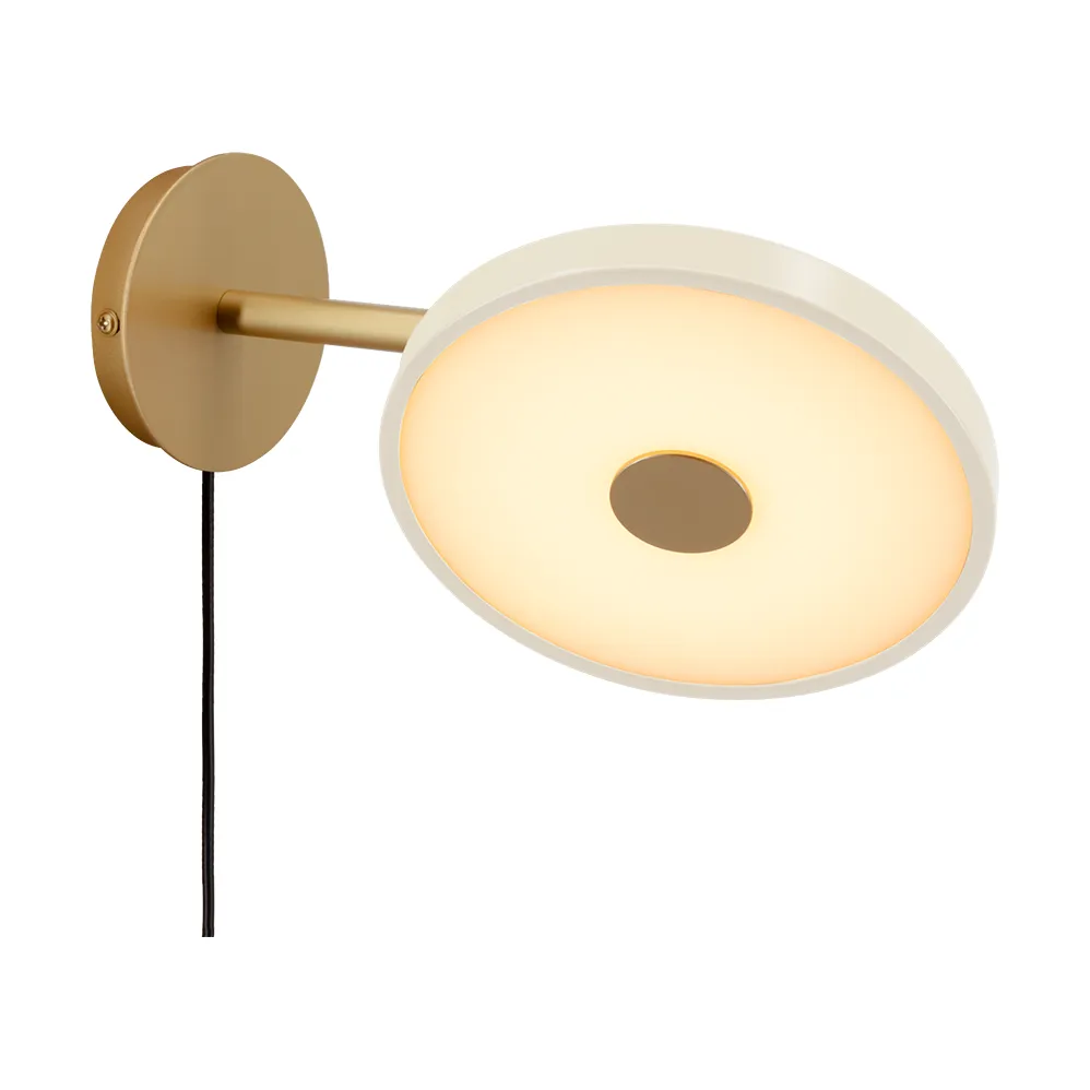 Asteria Wall short wall lamp, Pearl white Umage