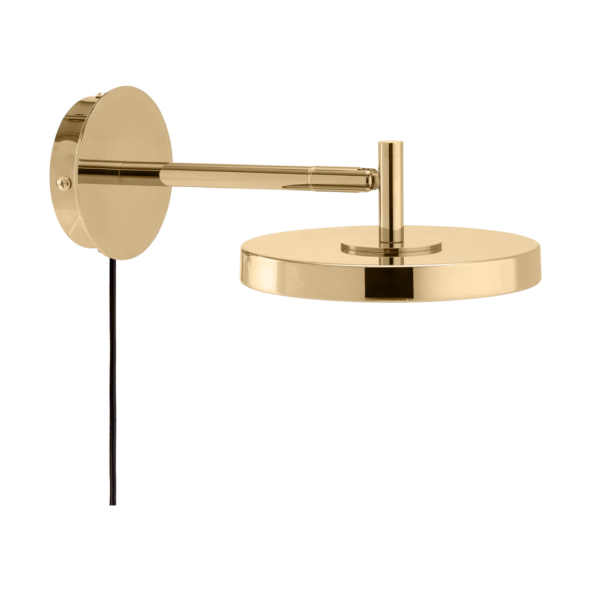 Asteria Wall short wall lamp, Polished brass Umage