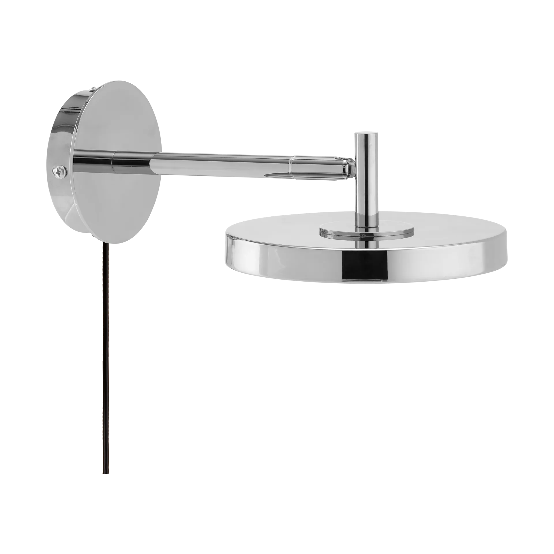 Asteria Wall short wall lamp, Polished steel Umage