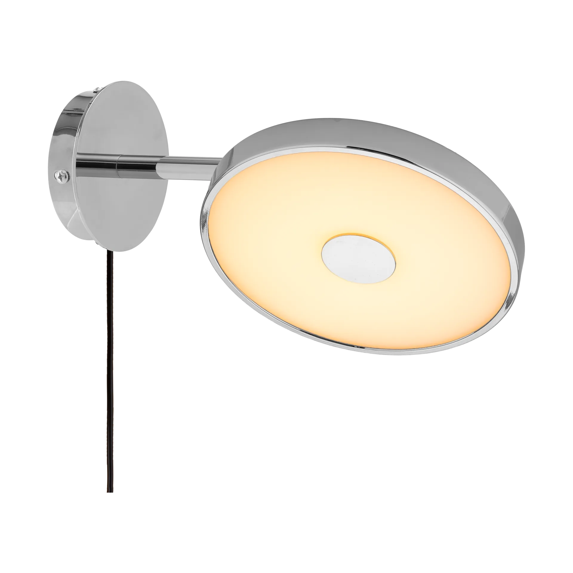 Asteria Wall short wall lamp, Polished steel Umage