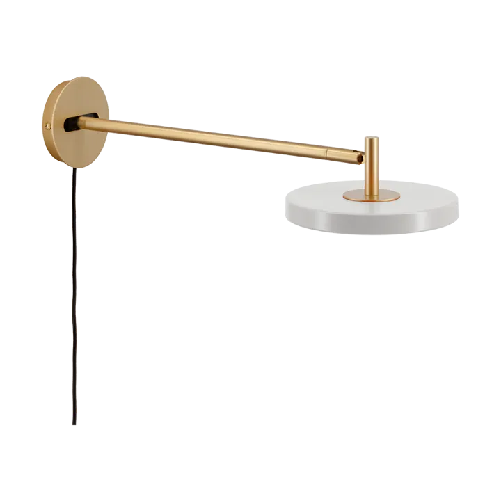 Asteria Wall wall lamp - Long, Nuance mist-brass - Umage