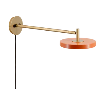 Asteria Wall wall lamp - Long, Nuance orange-brass - Umage