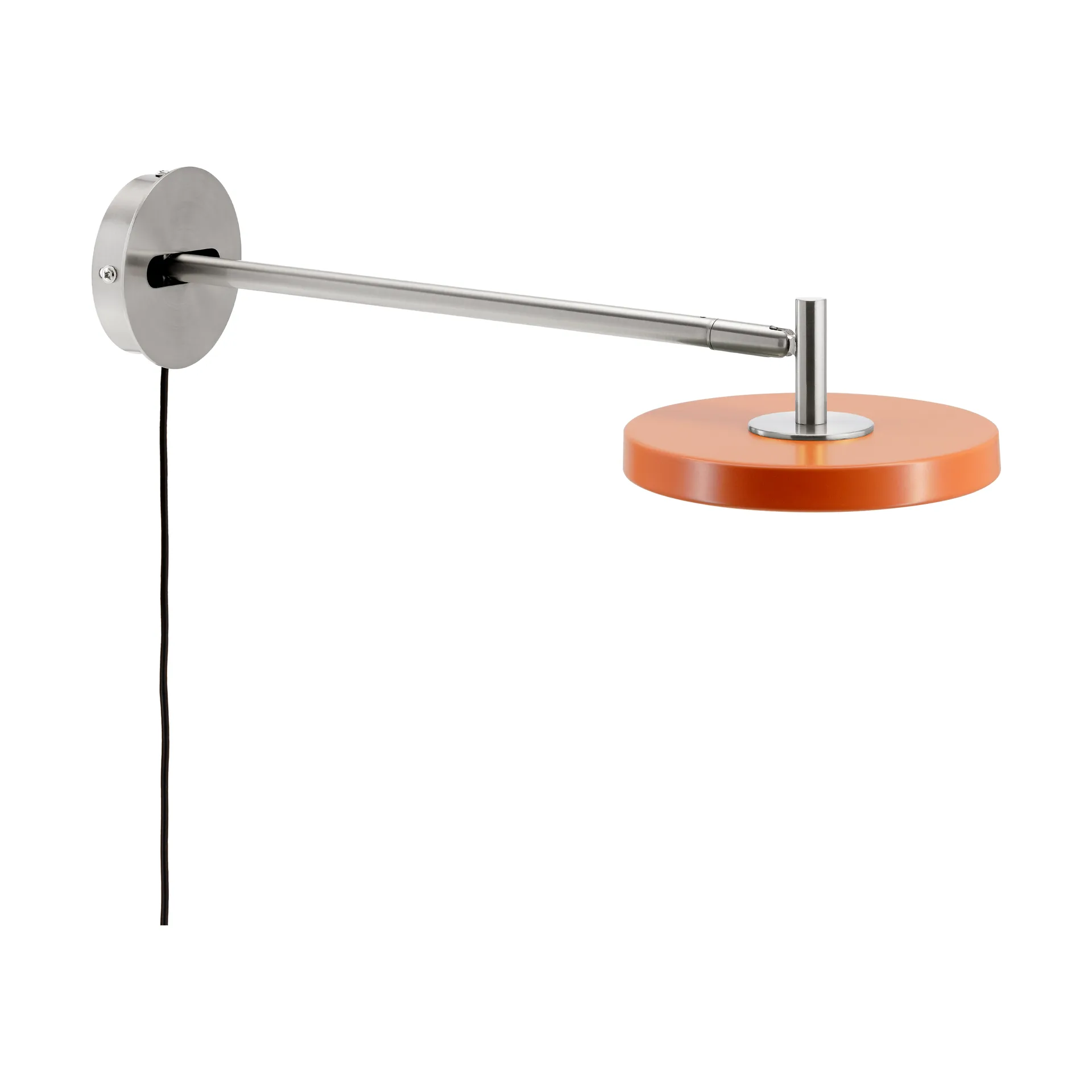 Asteria Wall wall lamp, Long, Nuance orange-chrome Umage