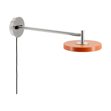 Asteria Wall wall lamp - Long, Nuance orange-chrome - Umage