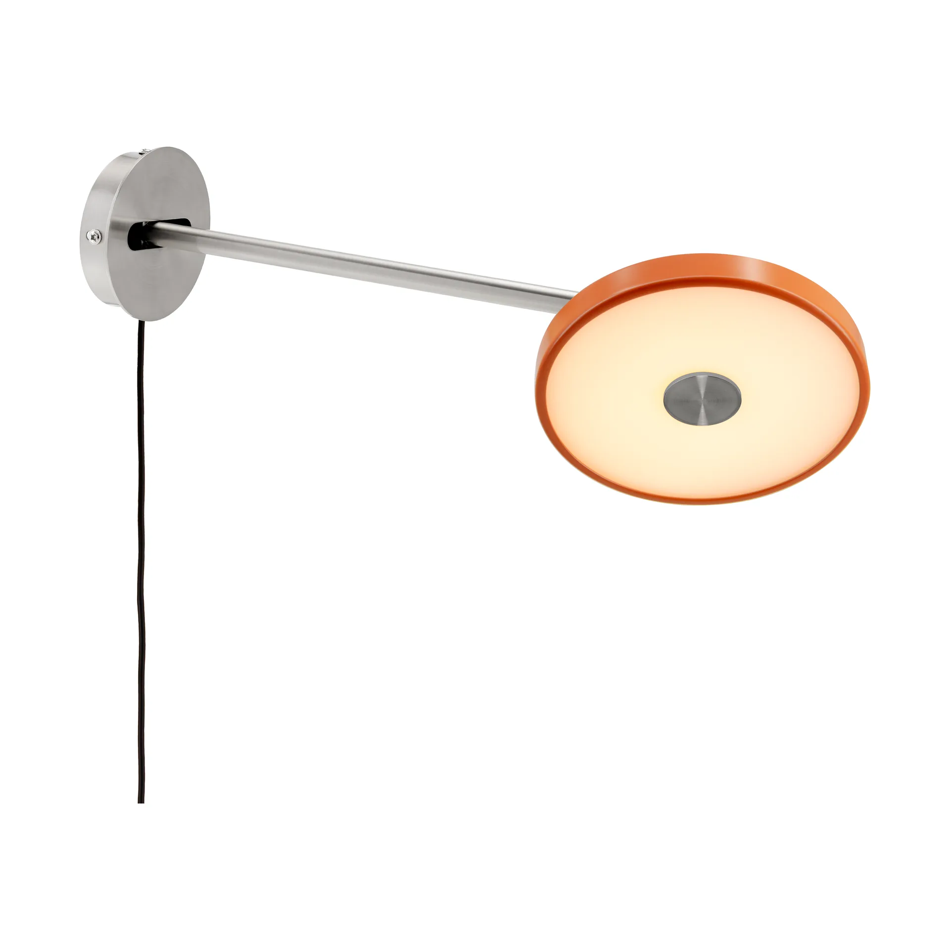 Asteria Wall wall lamp, Long, Nuance orange-chrome Umage