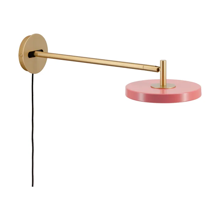 Asteria Wall wall lamp - Long, Nuance rose-brass - Umage