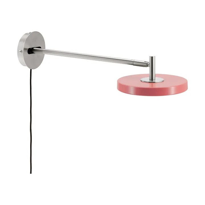 Asteria Wall wall lamp - Long, Nuance rose-chrome - Umage
