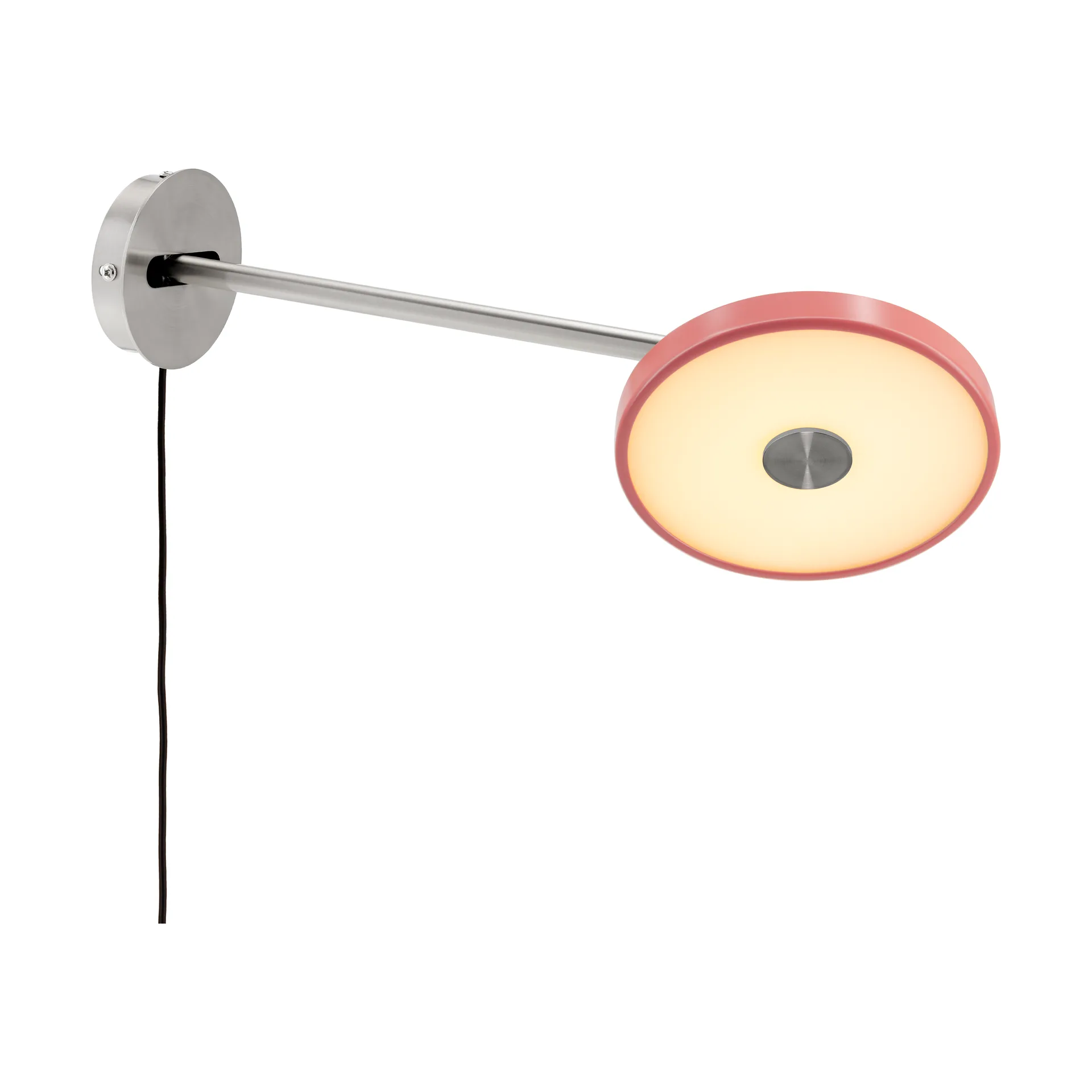 Asteria Wall wall lamp, Long, Nuance rose-chrome Umage