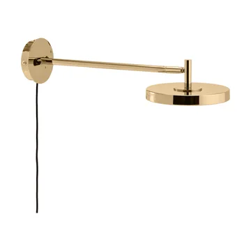 Asteria Wall wall lamp - Long, Polished brass - Umage