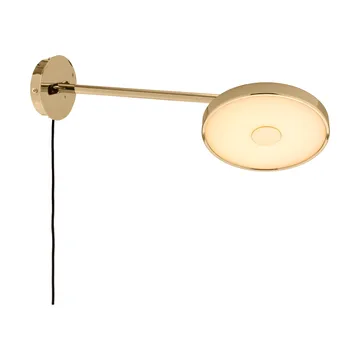 Asteria Wall wall lamp - Long, Polished brass - Umage