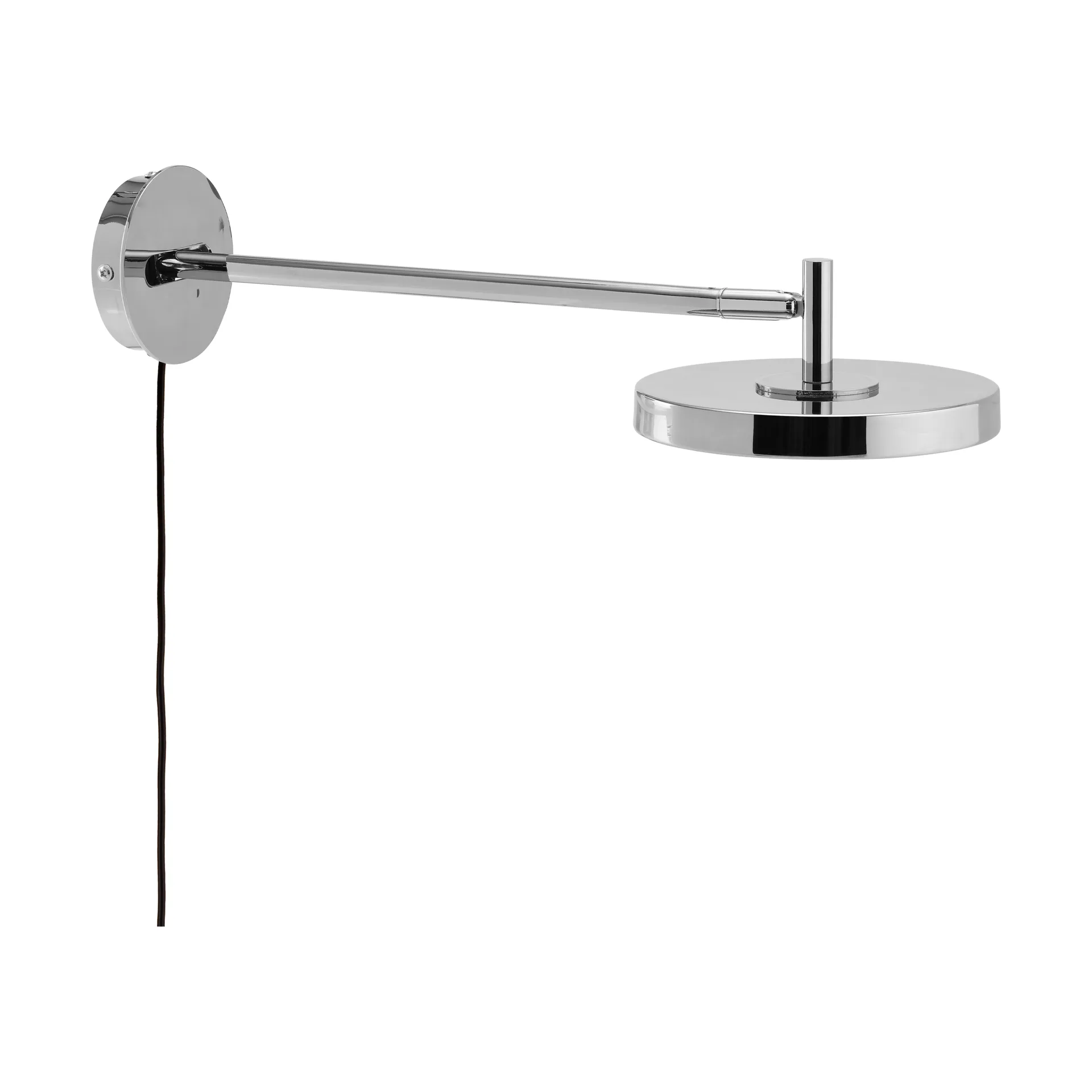 Asteria Wall wall lamp, Long, Polished steel Umage