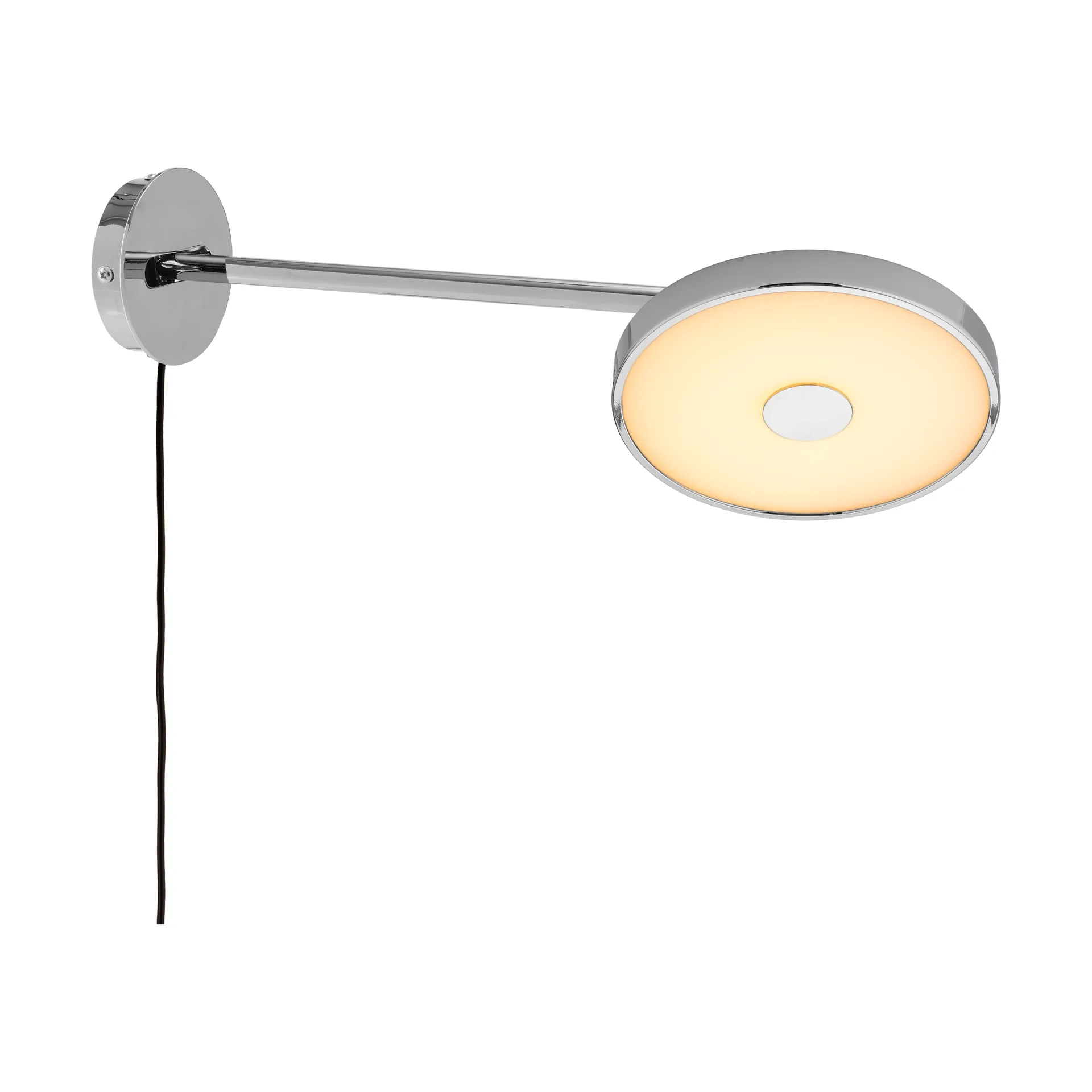 Asteria Wall wall lamp, Long, Polished steel Umage