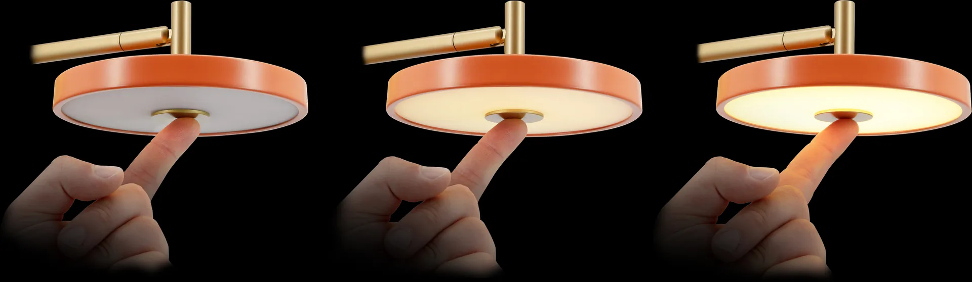 Asteria Wall wall lamp, Short, Black-brass Umage