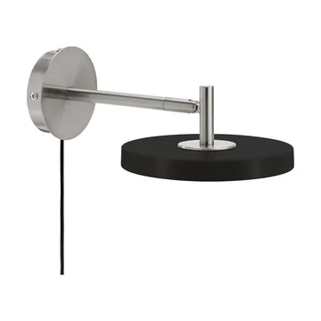Asteria Wall wall lamp - Short, Black-chrome - Umage