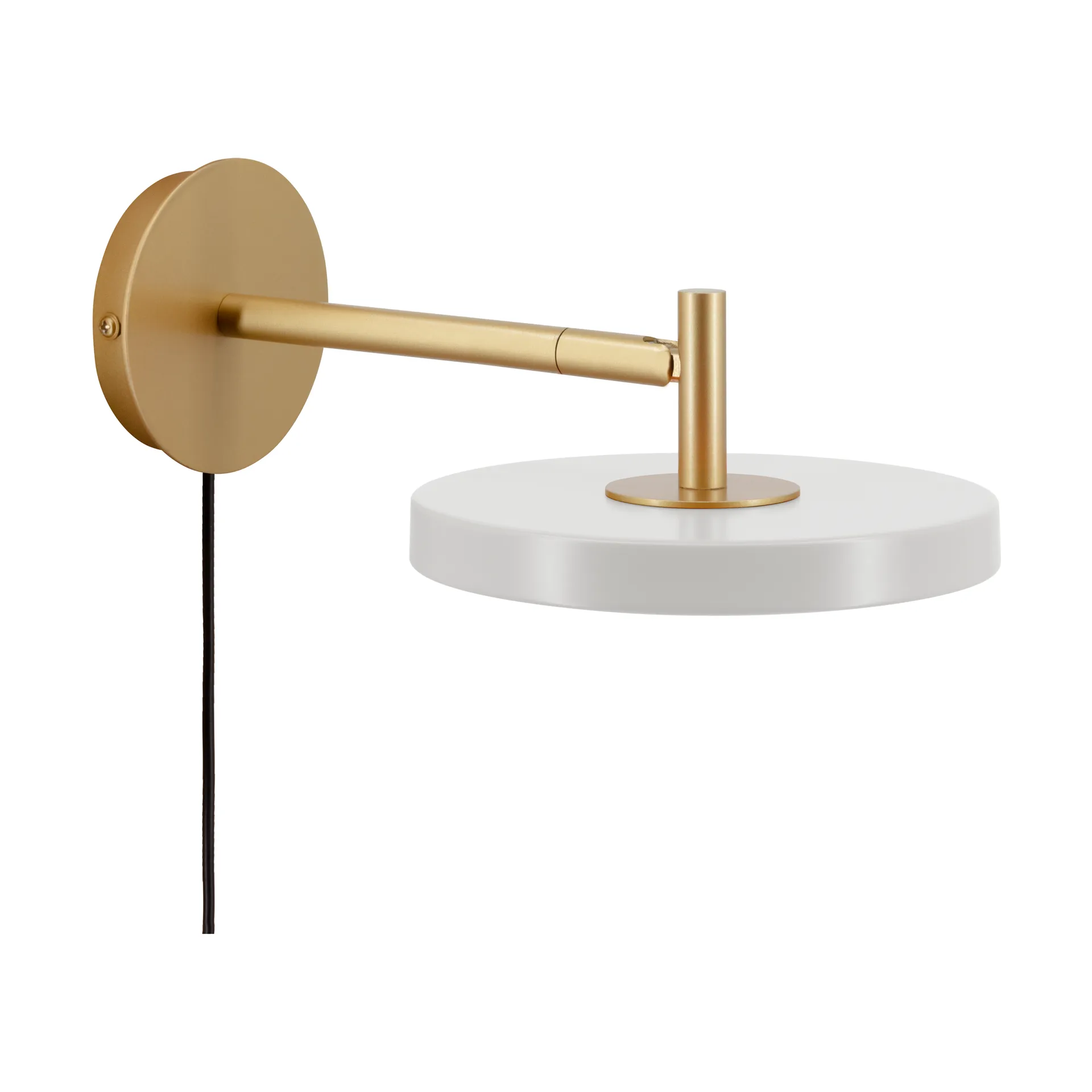 Asteria Wall wall lamp, Short, Nuance mist-brass Umage