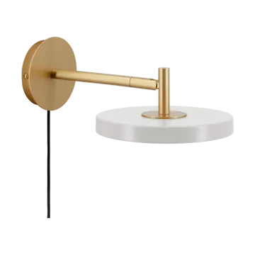Asteria Wall wall lamp - Short, Nuance mist-brass - Umage