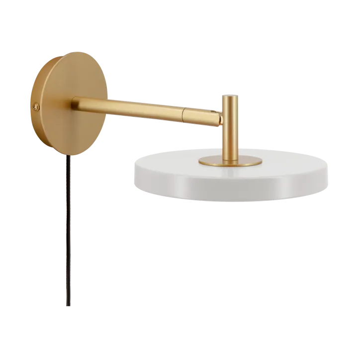 Asteria Wall wall lamp - Short, Nuance mist-brass - Umage