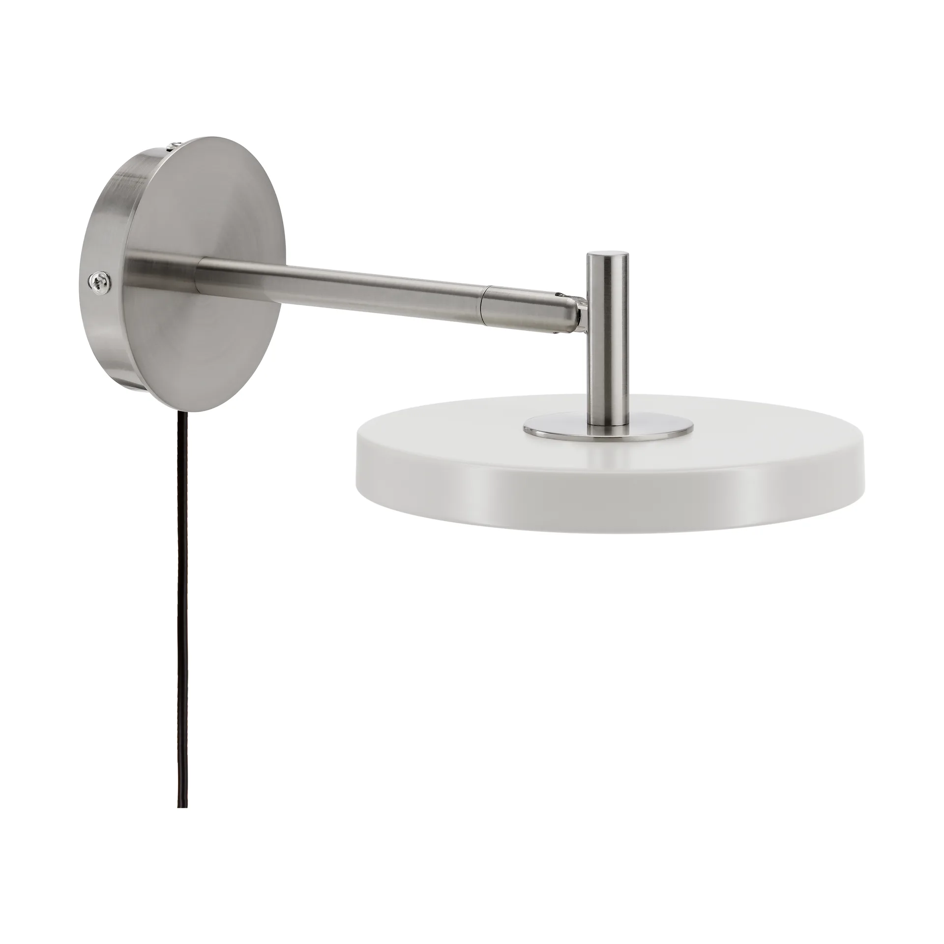 Asteria Wall wall lamp, Short, Nuance mist-chrome Umage