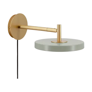 Asteria Wall wall lamp - Short, Nuance olive-brass - Umage