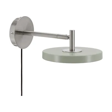 Asteria Wall wall lamp - Short, Nuance olive-chrome - Umage