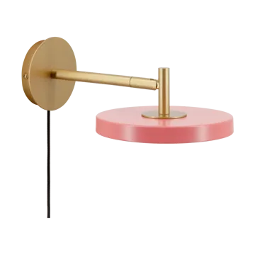 Asteria Wall wall lamp - Short, Nuance rose-brass - Umage