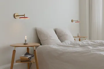 Asteria Wall wall lamp - Short, Nuance rose-brass - Umage