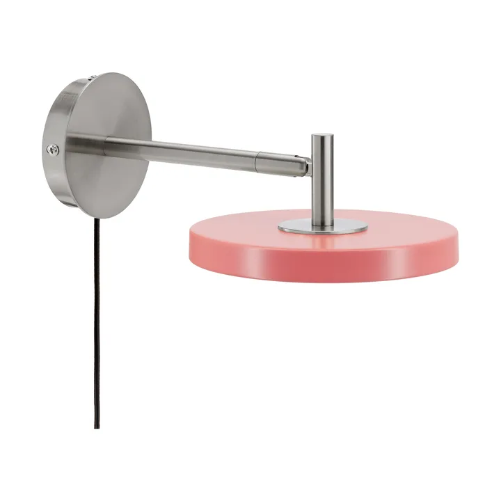 Asteria Wall wall lamp - Short, Nuance rose-chrome - Umage