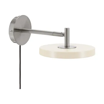 Asteria Wall wall lamp - Short, Pearl white-chrome - Umage