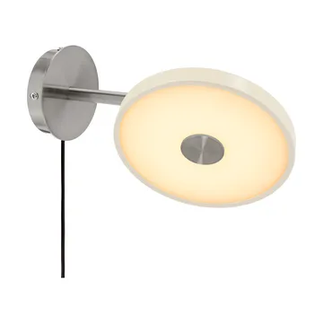 Asteria Wall wall lamp - Short, Pearl white-chrome - Umage