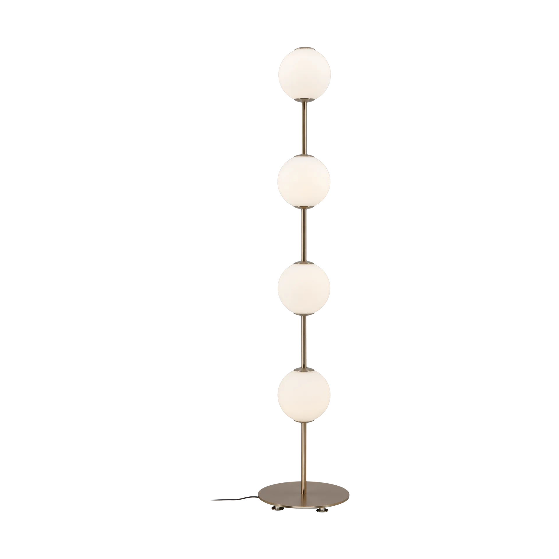 Audrey Floor floor lamp, Plated brass Umage