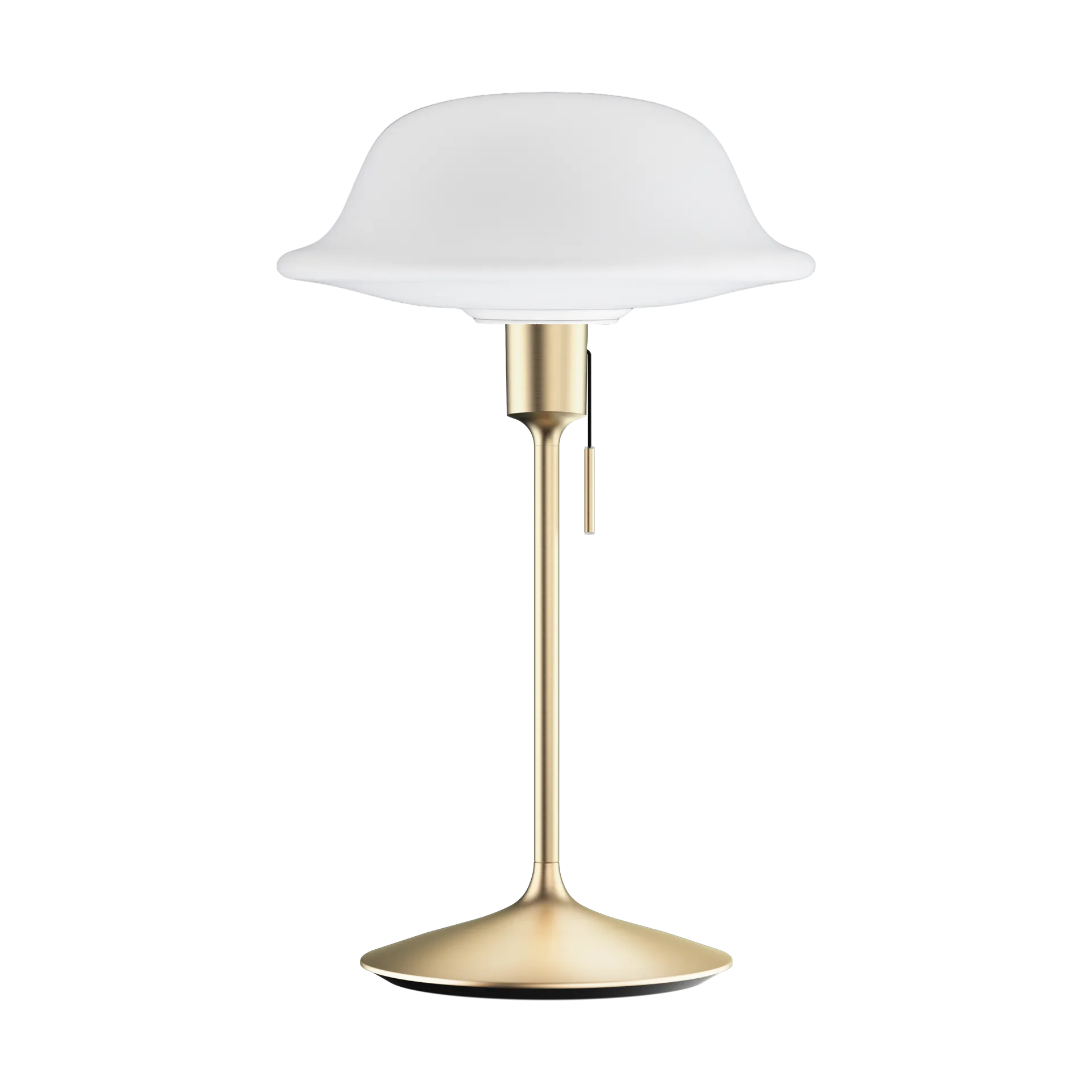 Butler table lamp, White-Brushed brass Umage