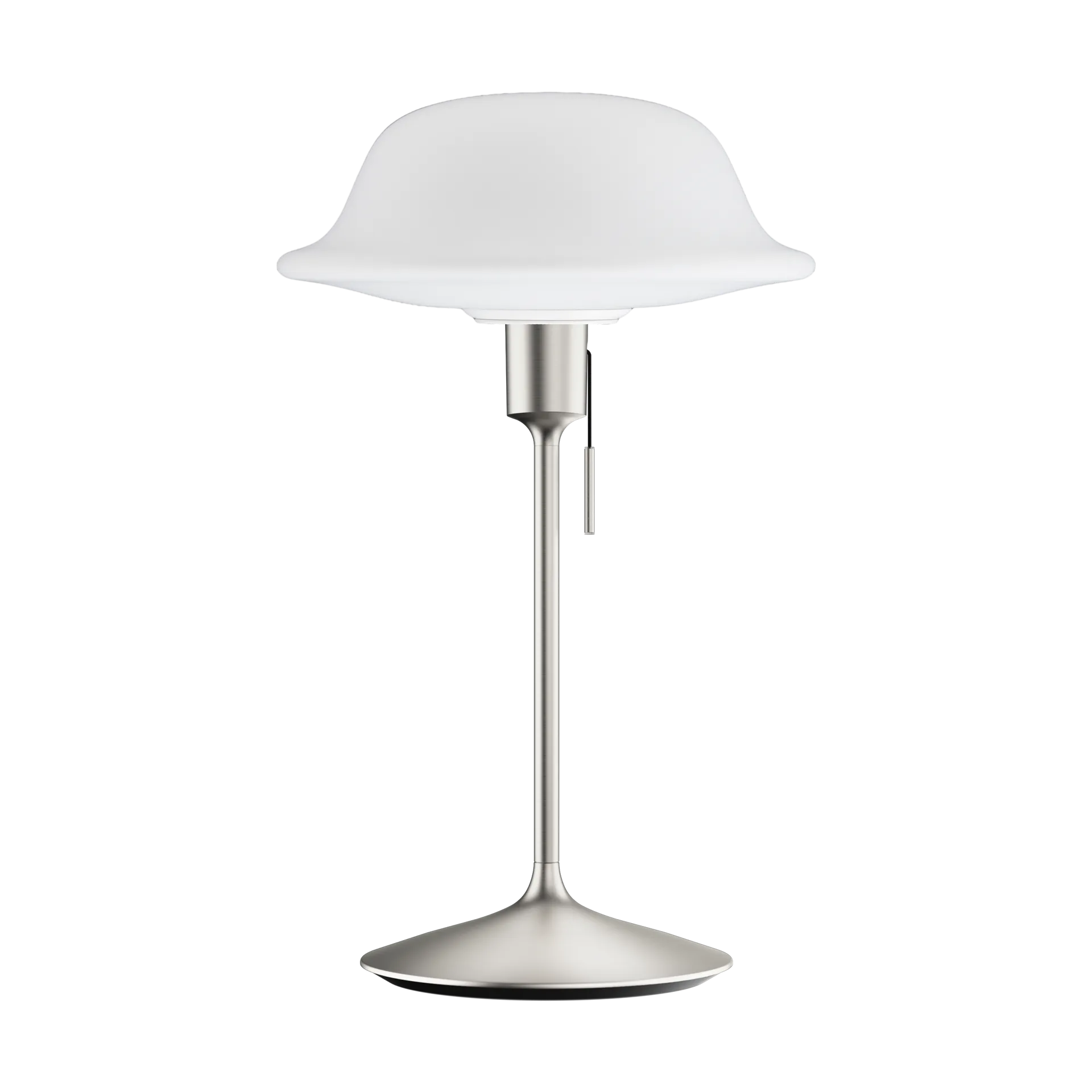Butler table lamp, White-brushed steel Umage