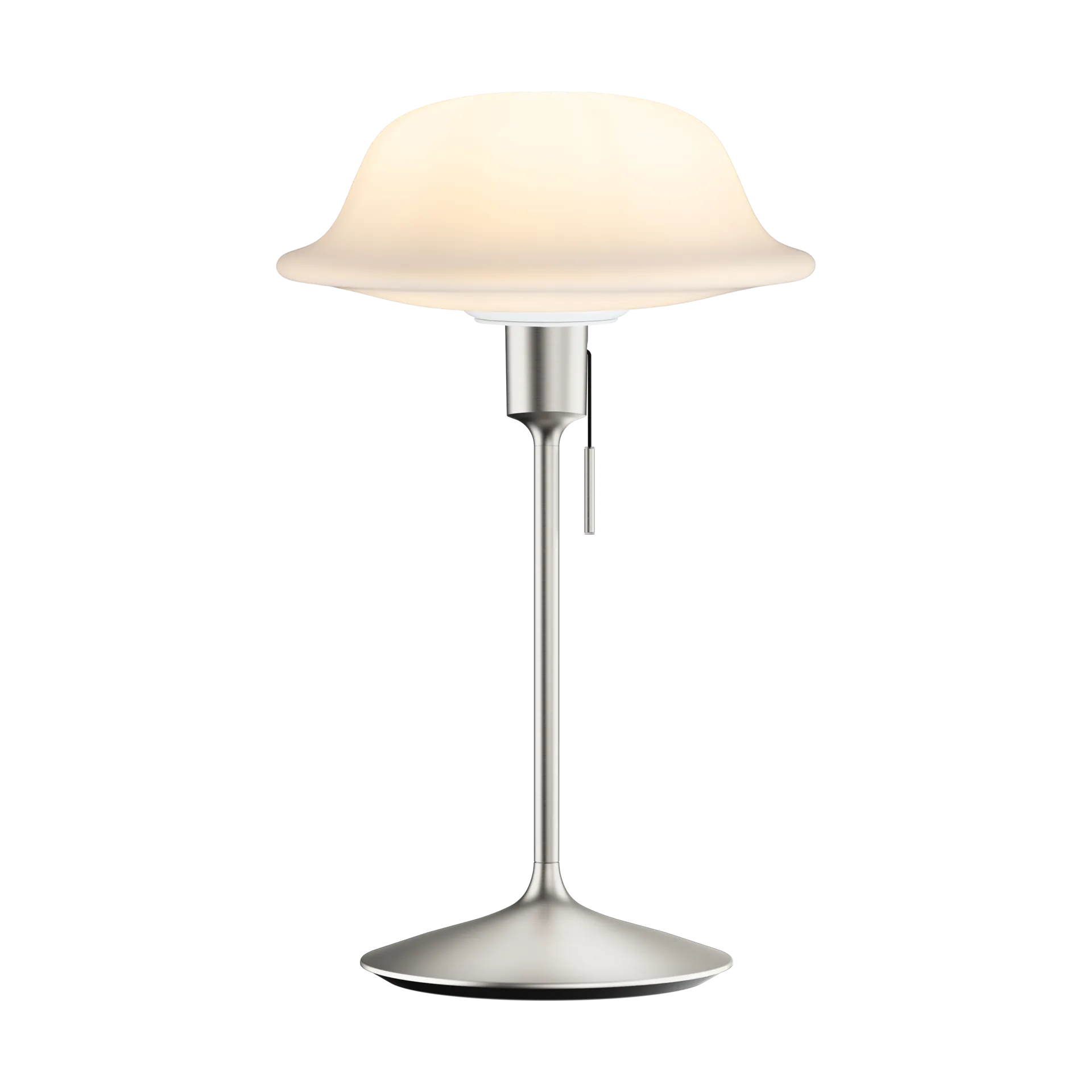 Butler table lamp, White-brushed steel Umage
