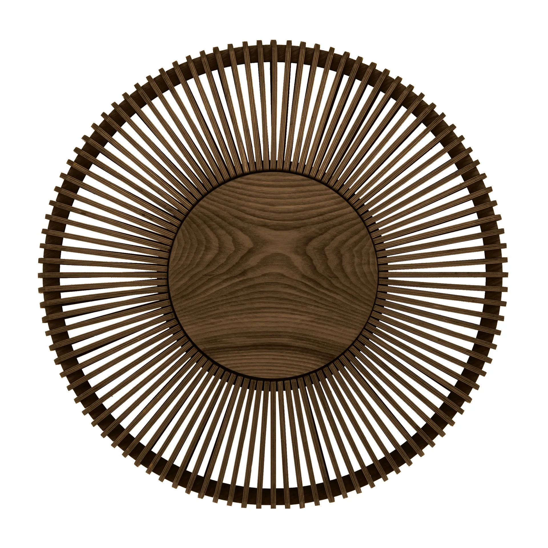 Clava Up wall lamp large, Dark oak Umage