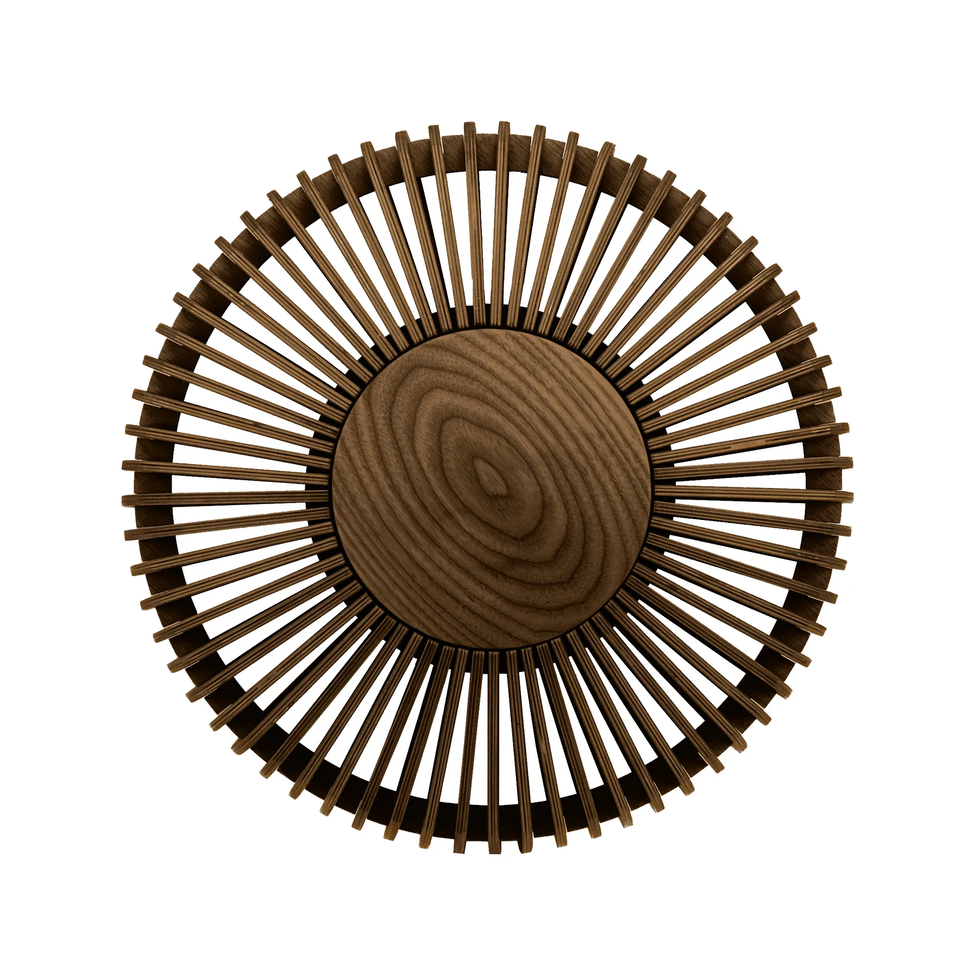 Clava Up wall lamp medium, Dark oak Umage