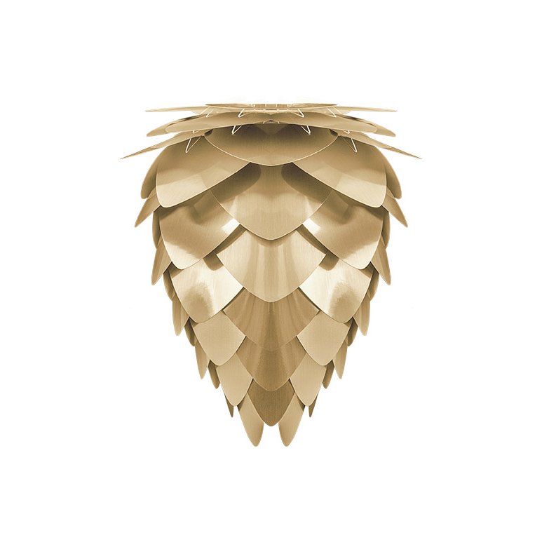 Umage Conia lamp brushed brass Ø 30 cm | Scandinavian Design | Lampshades | Gold-coloured