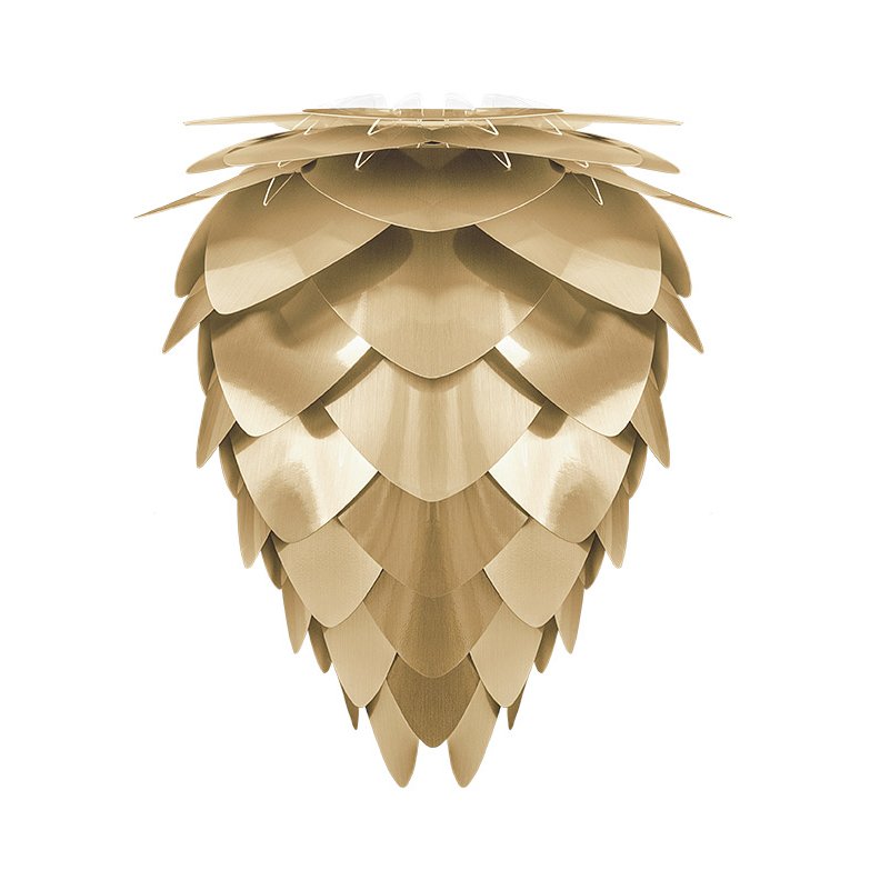 Umage Conia lamp brushed brass o 40 cm | Scandinavian Design | Lampshades | Gold-coloured