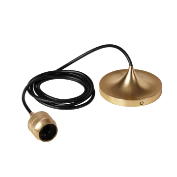 Cord Set Pro lamp suspension - Brushed brass - Umage