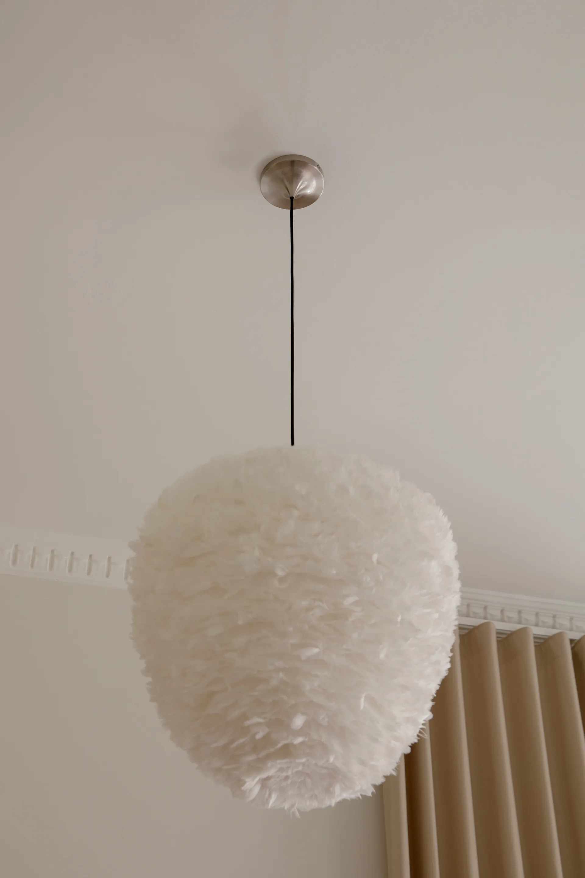 Cord Set Pro lamp suspension, Brushed steel Umage