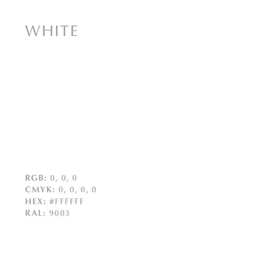 Cornet lamp shade - white, brass - Umage
