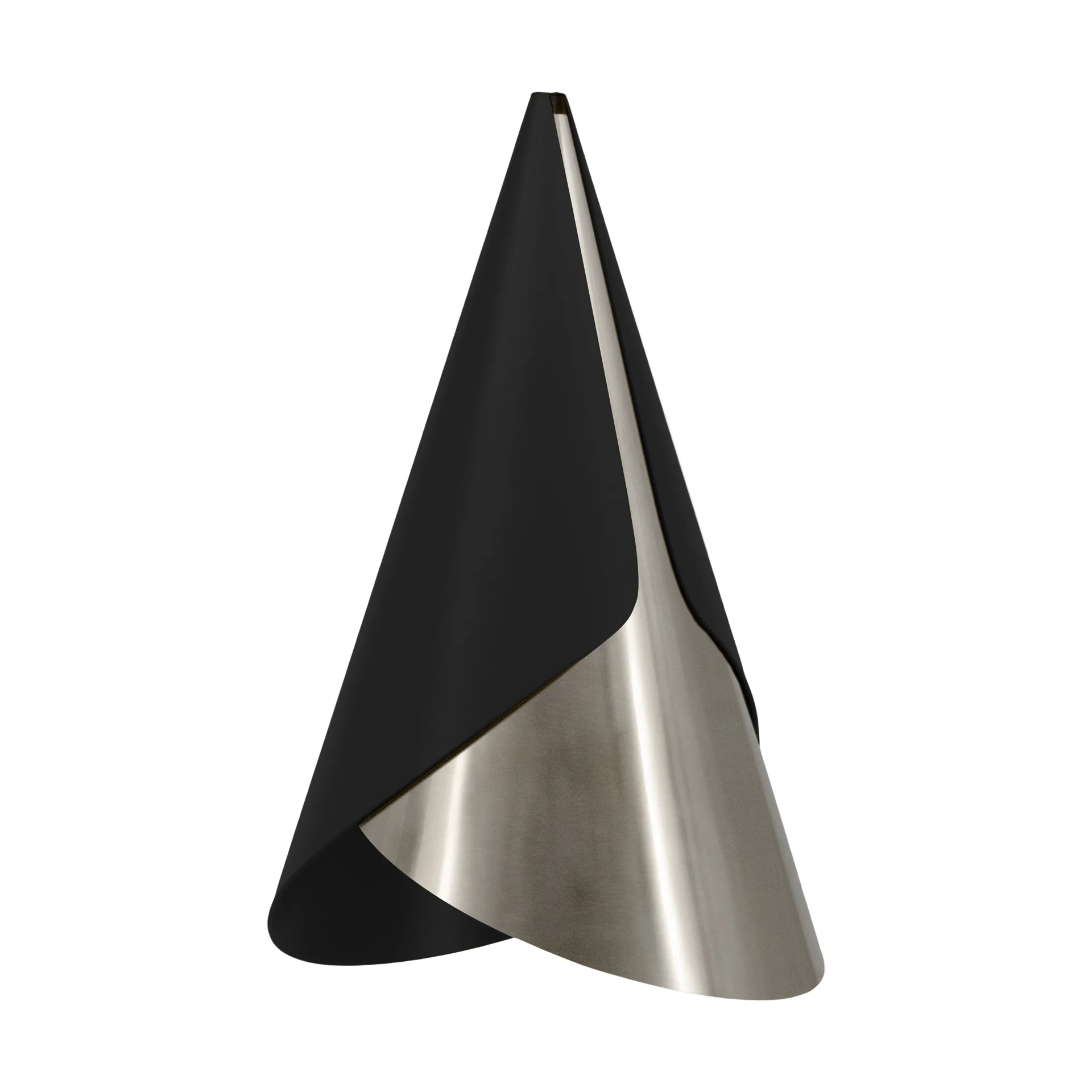 Cornet lampshade, Black-steel Umage