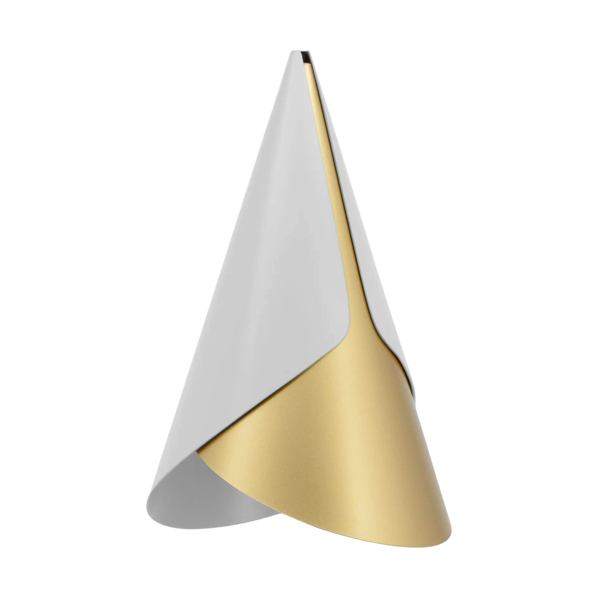 Cornet lampshade, Nuance mist-brass Umage