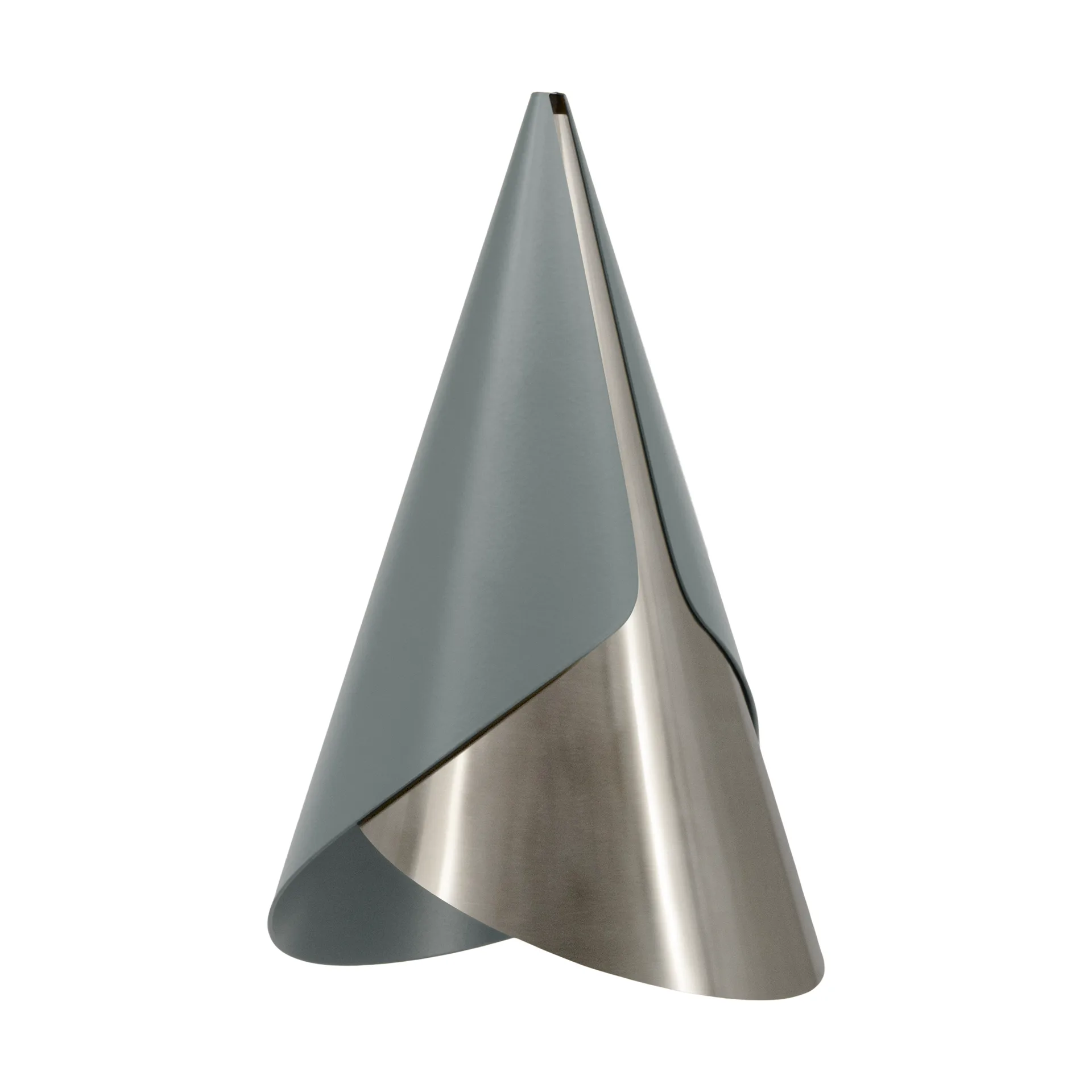 Cornet lampshade, Slate-steel Umage